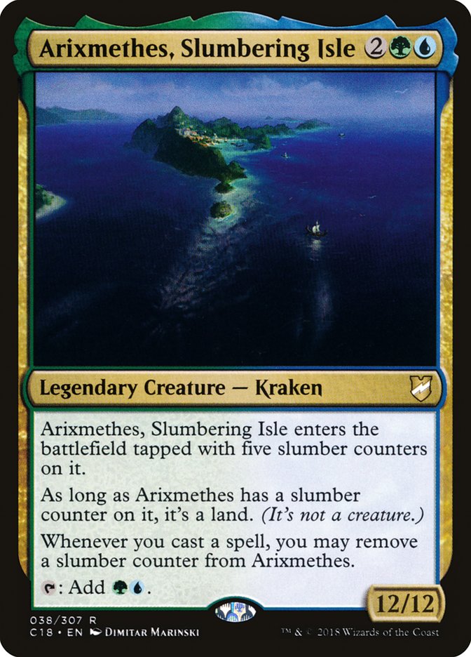 Arixmethes, Slumbering Isle [Commander 2018] | Card Merchant Takapuna