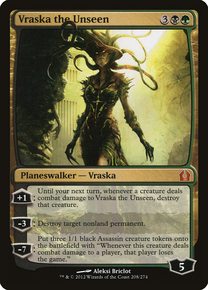 Vraska the Unseen [Return to Ravnica] | Card Merchant Takapuna