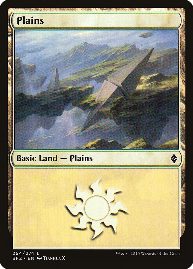 Plains (254) [Battle for Zendikar] | Card Merchant Takapuna