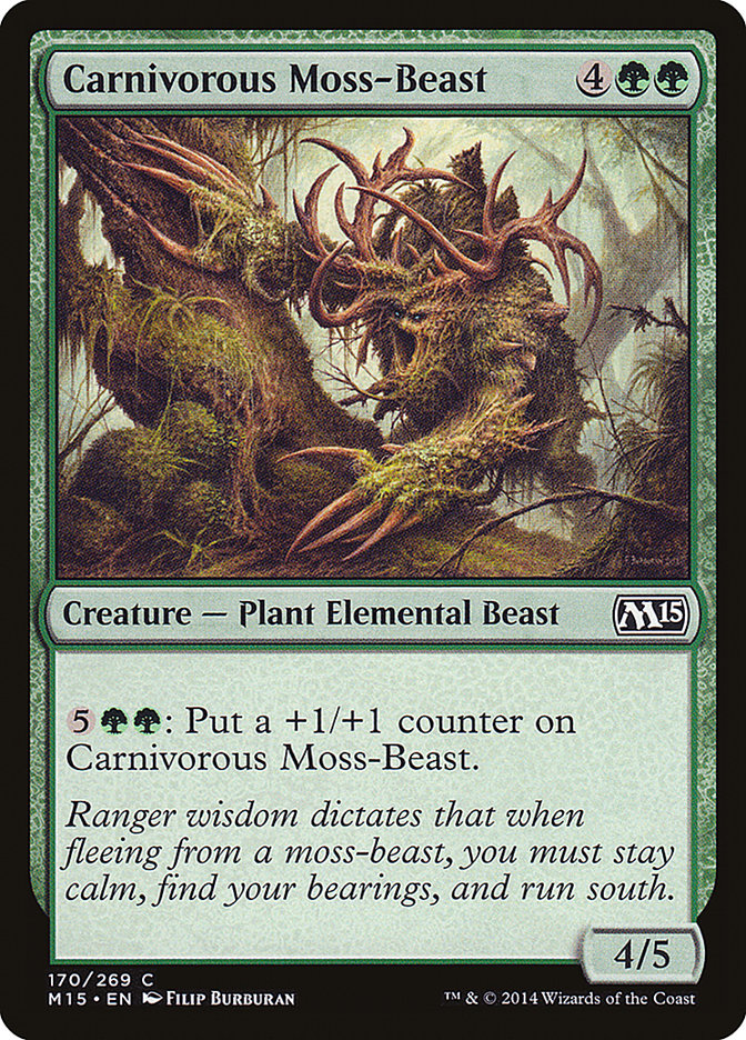 Carnivorous Moss-Beast [Magic 2015] | Card Merchant Takapuna