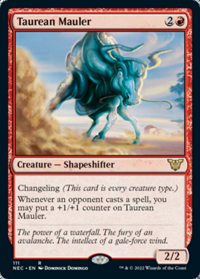 Taurean Mauler [Kamigawa: Neon Dynasty Commander] | Card Merchant Takapuna