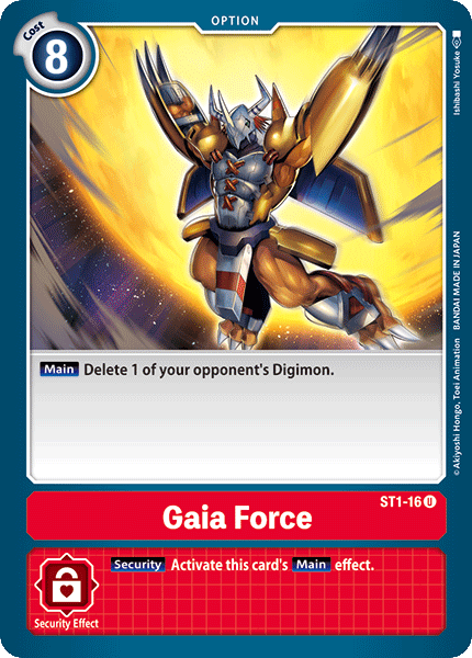 Gaia Force [ST1-16] [Starter Deck: Gaia Red] | Card Merchant Takapuna