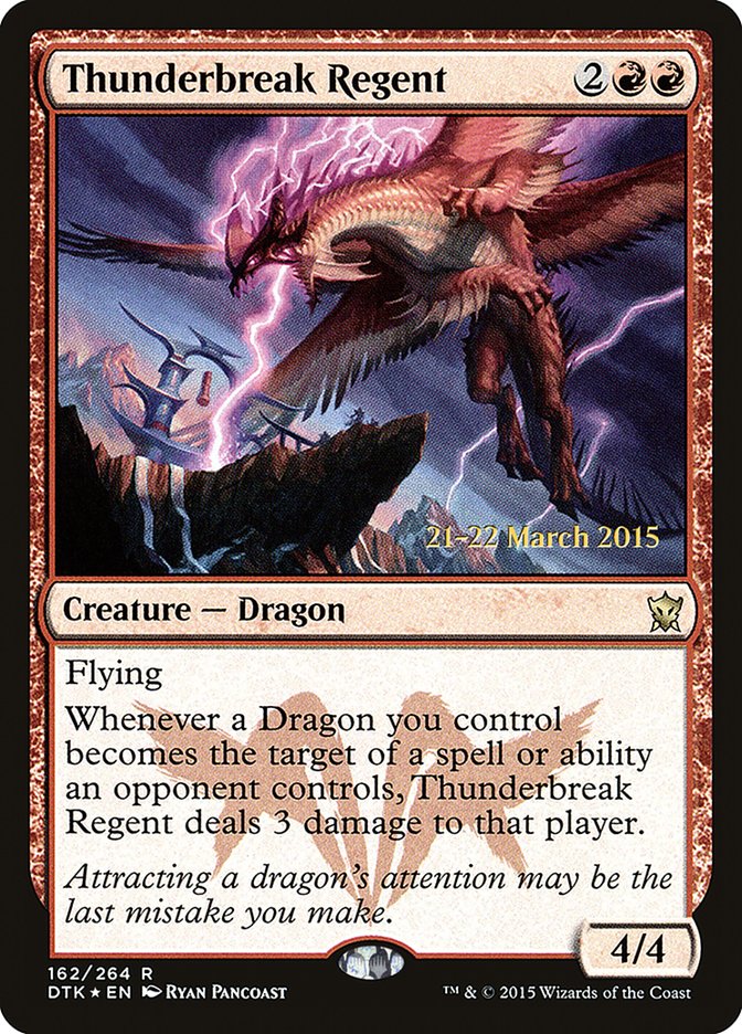 Thunderbreak Regent [Dragons of Tarkir Prerelease Promos] | Card Merchant Takapuna