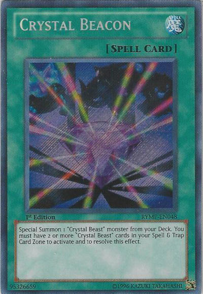 Crystal Beacon [RYMP-EN048] Secret Rare | Card Merchant Takapuna