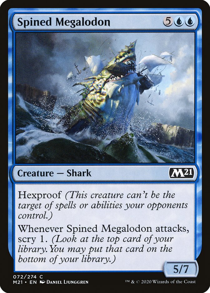 Spined Megalodon [Core Set 2021] | Card Merchant Takapuna