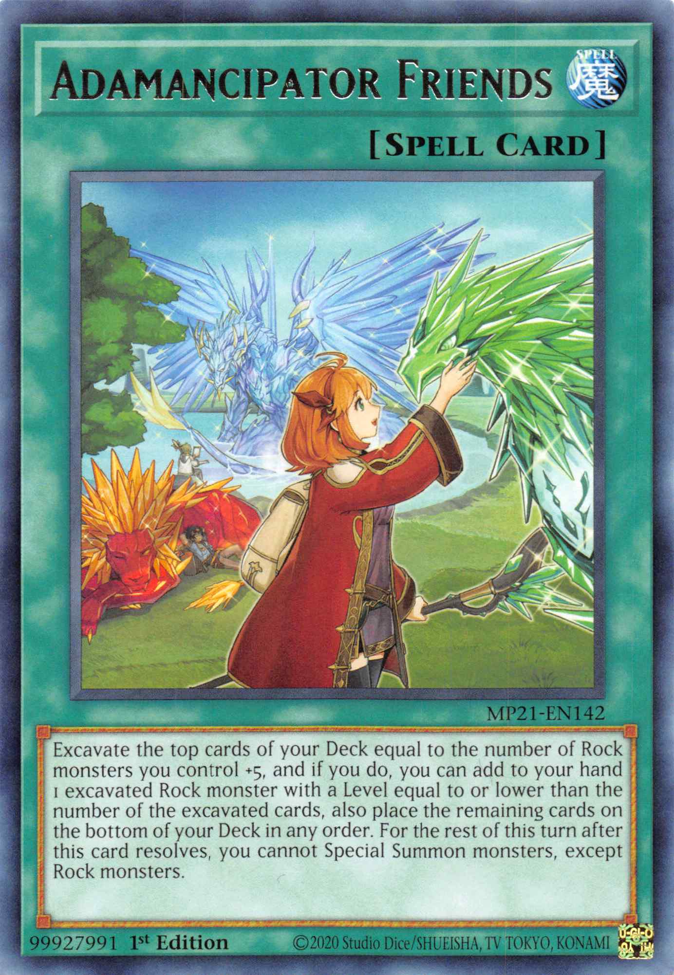 Adamancipator Friends [MP21-EN142] Rare | Card Merchant Takapuna