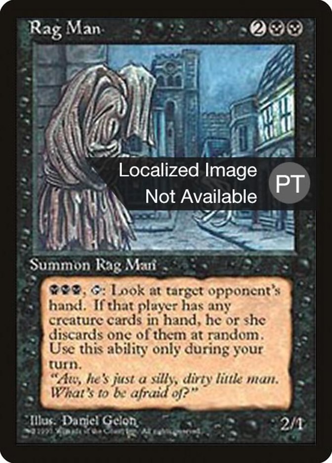 Rag Man [Fourth Edition (Foreign Black Border)] | Card Merchant Takapuna