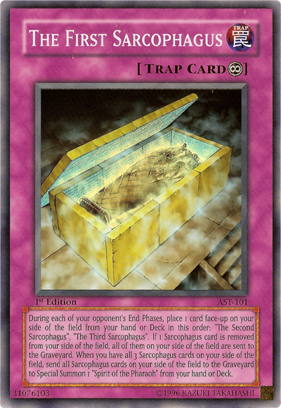 The First Sarcophagus [AST-101] Super Rare | Card Merchant Takapuna