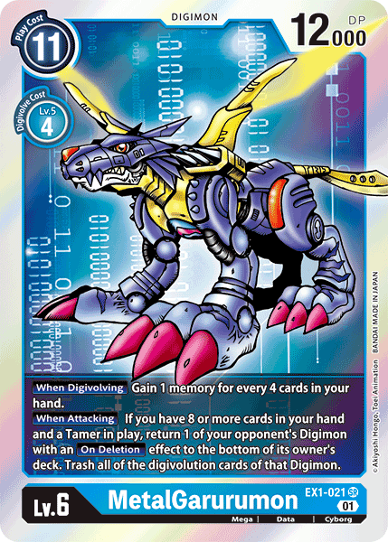 MetalGarurumon [EX1-021] [Classic Collection] | Card Merchant Takapuna