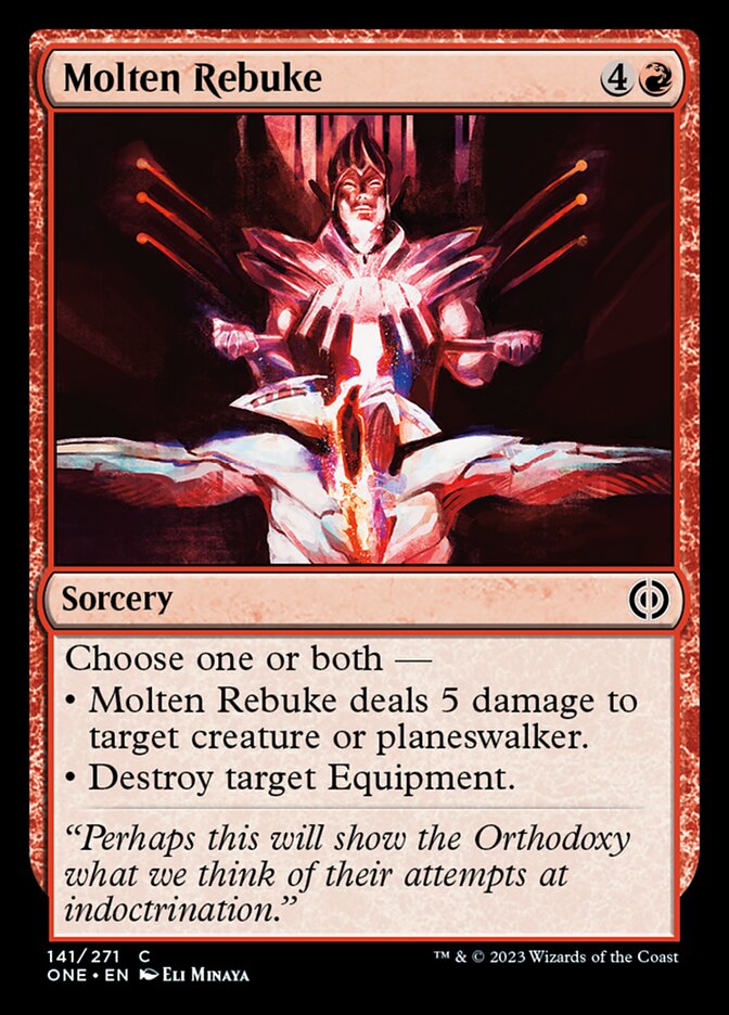 Molten Rebuke [Phyrexia: All Will Be One] | Card Merchant Takapuna