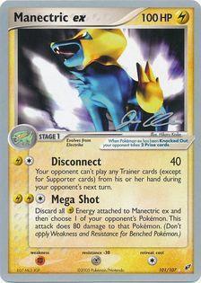 Manectric ex (101/107) (Mewtrick - Jason Klaczynski) [World Championships 2006] | Card Merchant Takapuna