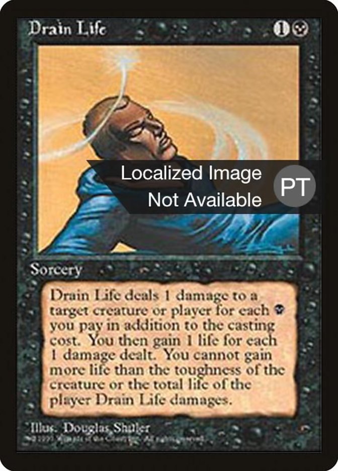 Drain Life [Fourth Edition (Foreign Black Border)] | Card Merchant Takapuna