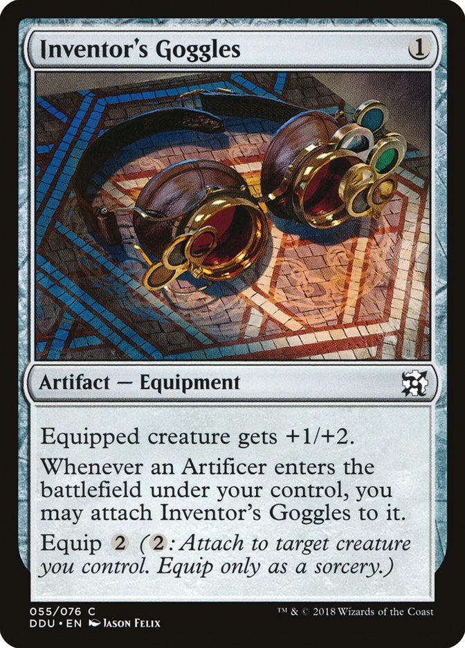 Inventor's Goggles [Duel Decks: Elves vs. Inventors] | Card Merchant Takapuna