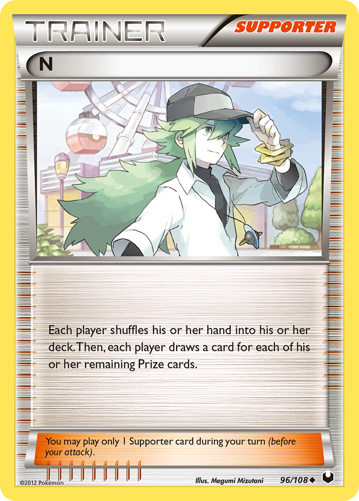 N (96/108) [Black & White: Dark Explorers] | Card Merchant Takapuna