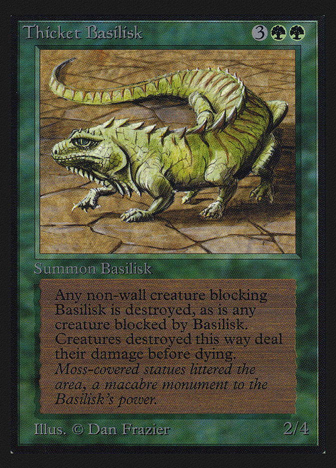 Thicket Basilisk [International Collectors' Edition] | Card Merchant Takapuna