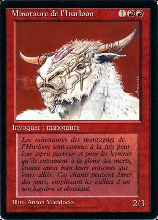 Hurloon Minotaur [Foreign Black Border] | Card Merchant Takapuna