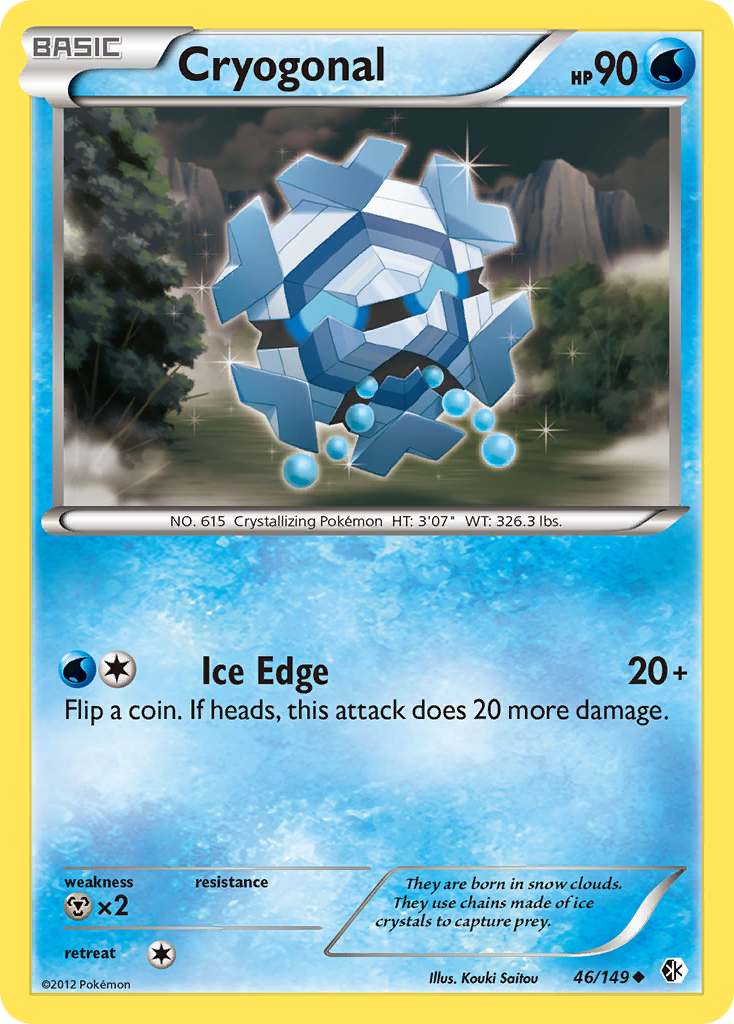 Cryogonal (46/149) [Black & White: Boundaries Crossed] | Card Merchant Takapuna