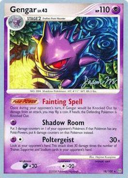 Gengar LV.43 (18/100) (Queengar - Jason Martinez) [World Championships 2009] | Card Merchant Takapuna