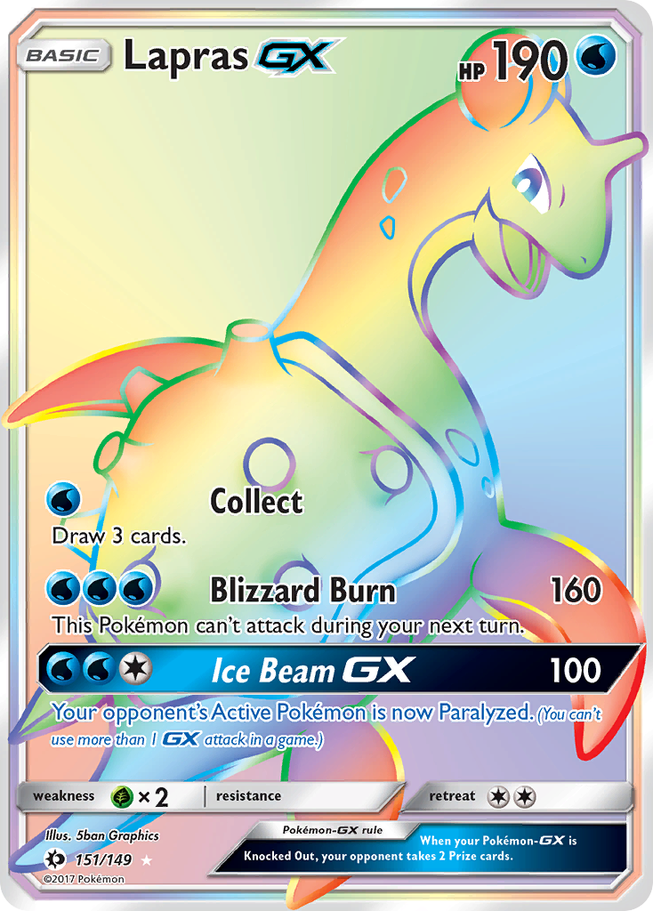 Lapras GX (151/149) [Sun & Moon: Base Set] | Card Merchant Takapuna