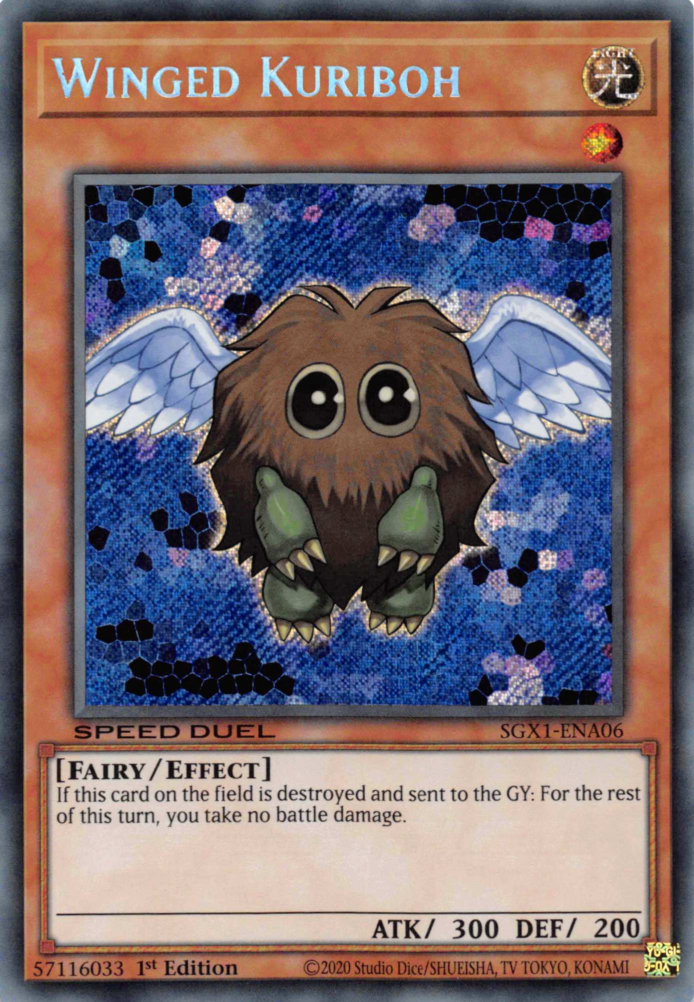 Winged Kuriboh [SGX1-ENA06] Secret Rare | Card Merchant Takapuna