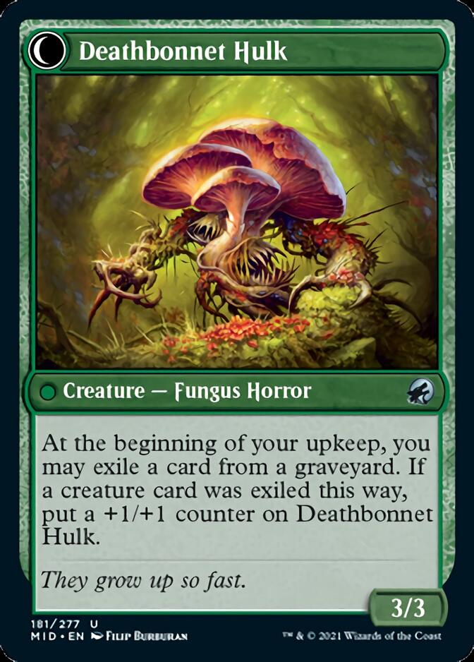 Deathbonnet Sprout // Deathbonnet Hulk [Innistrad: Midnight Hunt] | Card Merchant Takapuna