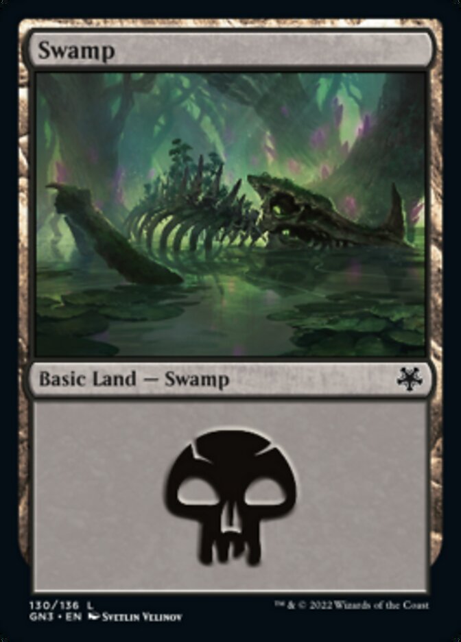 Swamp (130) [Game Night: Free-for-All] | Card Merchant Takapuna