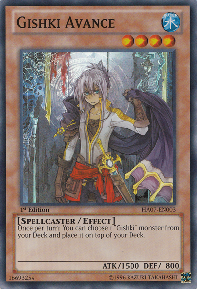 Gishki Avance [HA07-EN003] Super Rare | Card Merchant Takapuna