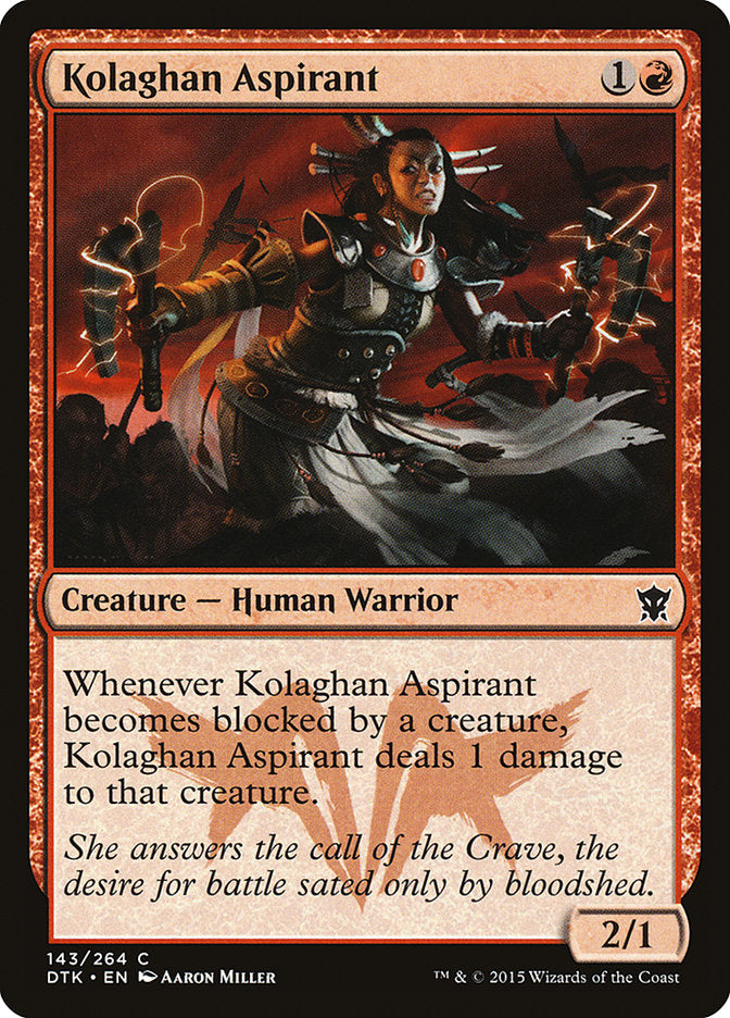 Kolaghan Aspirant [Dragons of Tarkir] | Card Merchant Takapuna