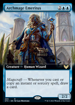 Archmage Emeritus (Extended Art) [Strixhaven: School of Mages] | Card Merchant Takapuna