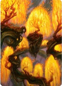 Grove of the Burnwillows Art Card [Zendikar Rising Art Series] | Card Merchant Takapuna