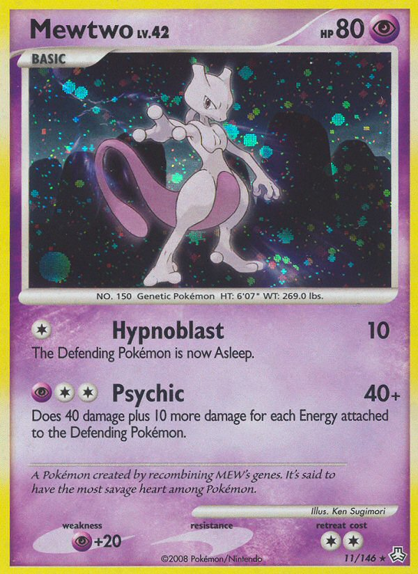 Mewtwo (11/146) [Diamond & Pearl: Legends Awakened] | Card Merchant Takapuna