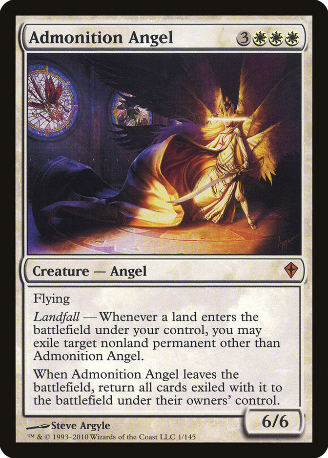 Admonition Angel [Worldwake] | Card Merchant Takapuna