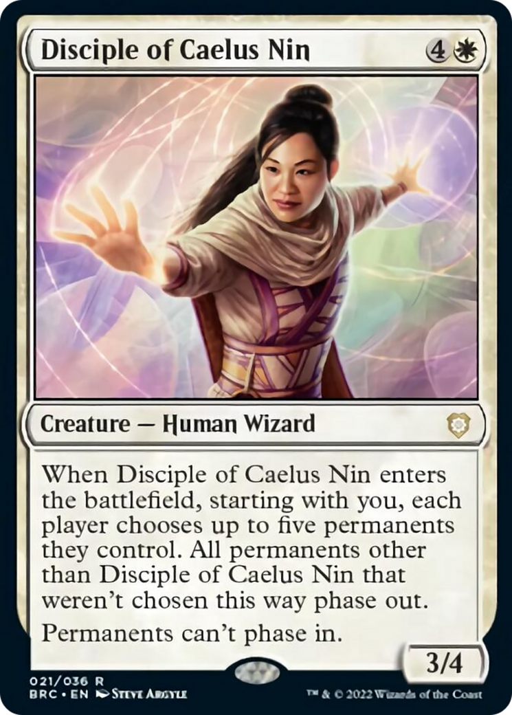 Disciple of Caelus Nin [The Brothers' War Commander] | Card Merchant Takapuna