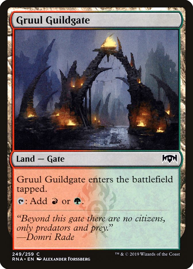 Gruul Guildgate (249/259) [Ravnica Allegiance] | Card Merchant Takapuna