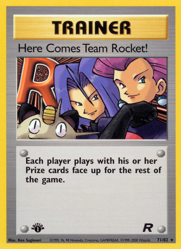 Here Comes Team Rocket! (71/82) [Team Rocket 1st Edition] | Card Merchant Takapuna