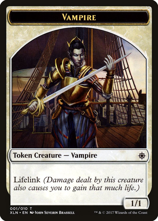 Vampire Token [Ixalan Tokens] | Card Merchant Takapuna