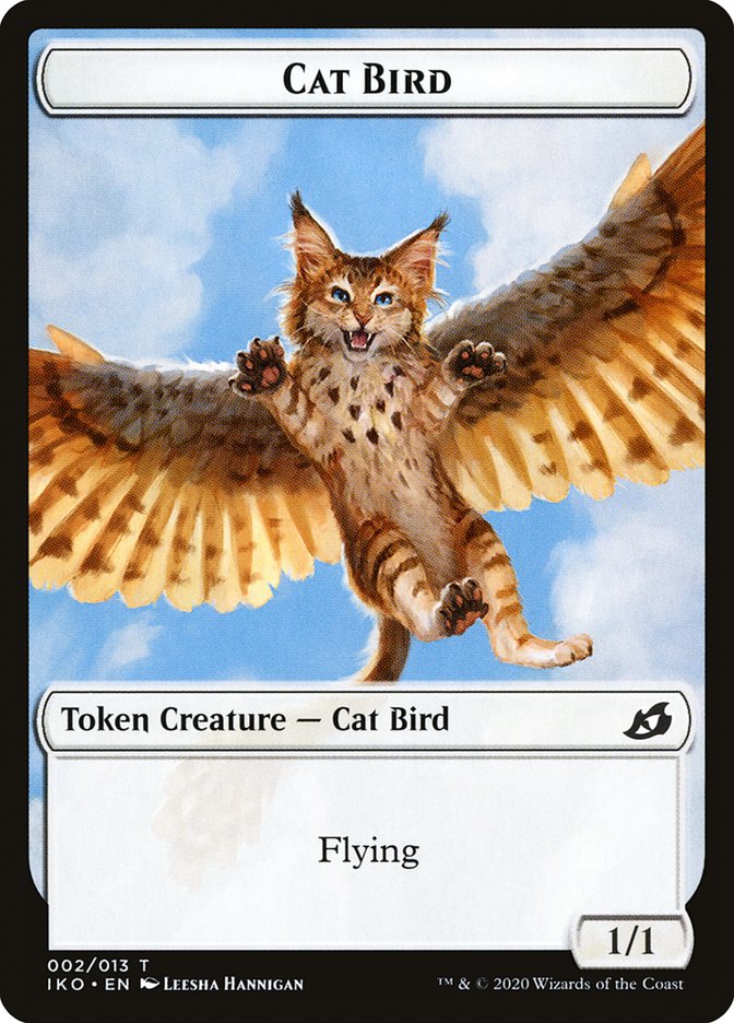 Cat Bird Token [Ikoria: Lair of Behemoths Tokens] | Card Merchant Takapuna