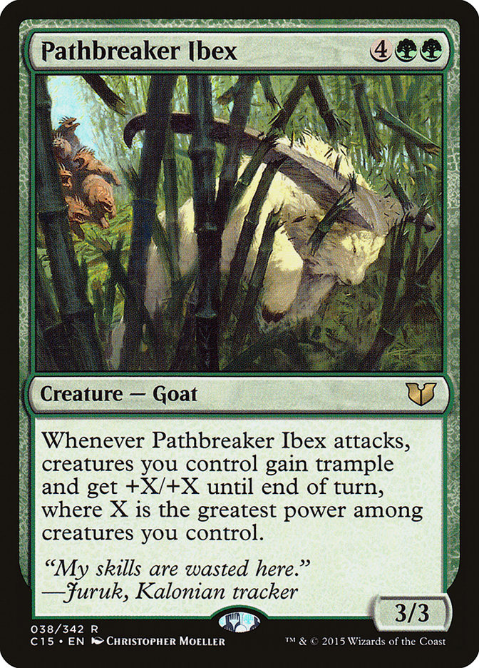 Pathbreaker Ibex [Commander 2015] | Card Merchant Takapuna