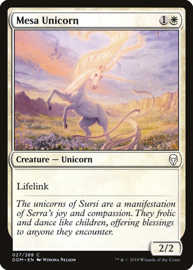 Mesa Unicorn [Dominaria] | Card Merchant Takapuna