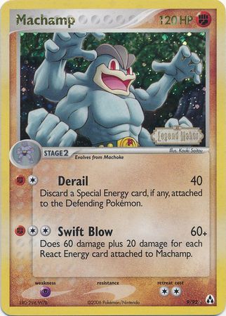 Machamp (9/92) (Stamped) [EX: Legend Maker] | Card Merchant Takapuna