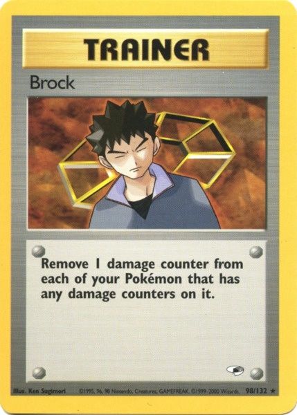 Brock (98/132) [Gym Heroes Unlimited] | Card Merchant Takapuna