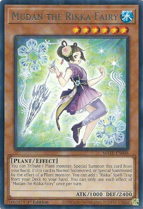 Mudan the Rikka Fairy [MAZE-EN048] Rare | Card Merchant Takapuna