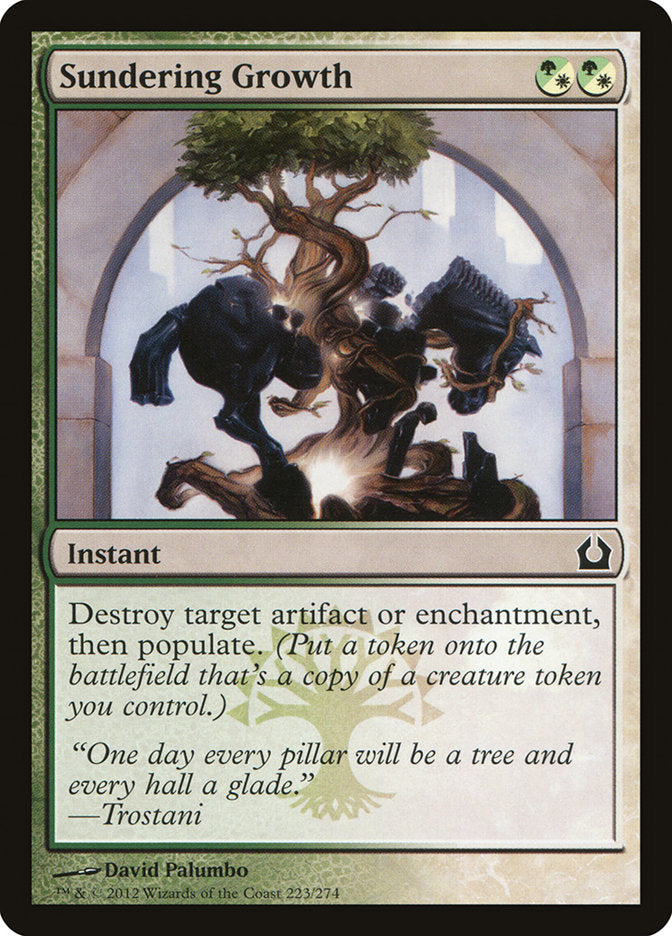 Sundering Growth [Return to Ravnica] | Card Merchant Takapuna