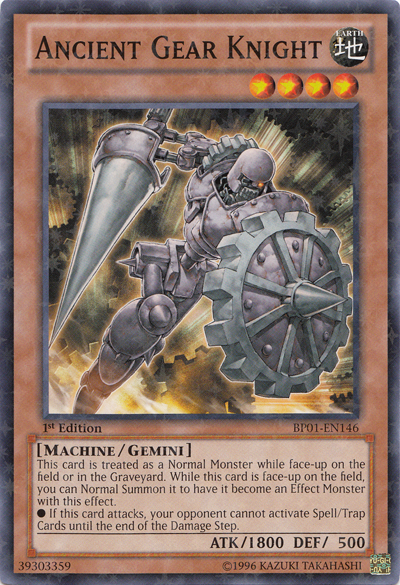 Ancient Gear Knight [BP01-EN146] Starfoil Rare | Card Merchant Takapuna