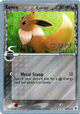 Eevee (68/113) (Delta Species) (Flyvees - Jun Hasebe) [World Championships 2007] | Card Merchant Takapuna