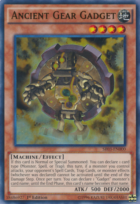 Ancient Gear Gadget [SR03-EN000] Ultra Rare | Card Merchant Takapuna