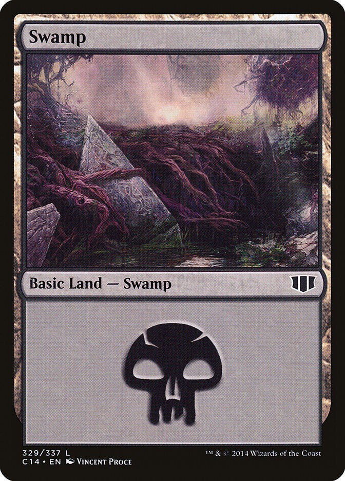 Swamp (329) [Commander 2014] | Card Merchant Takapuna