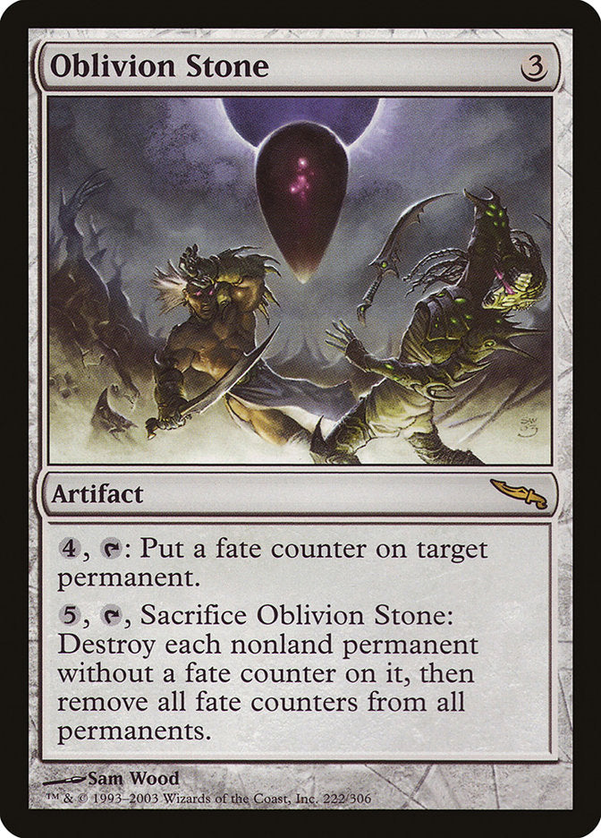 Oblivion Stone [Mirrodin] | Card Merchant Takapuna