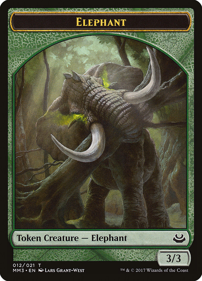 Elephant Token [Modern Masters 2017 Tokens] | Card Merchant Takapuna