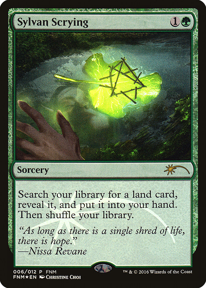 Sylvan Scrying [Friday Night Magic 2016] | Card Merchant Takapuna